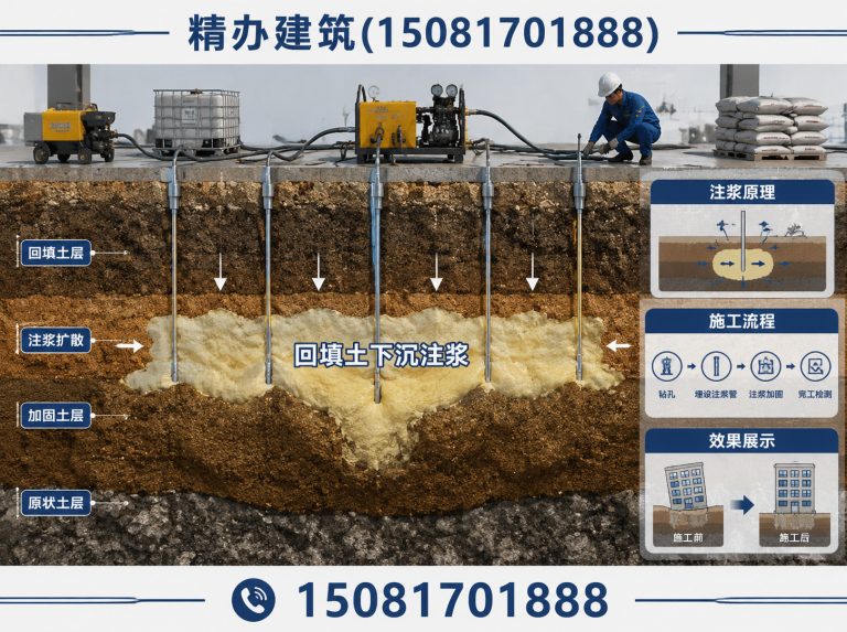 广平县邯郸注浆施工展示图